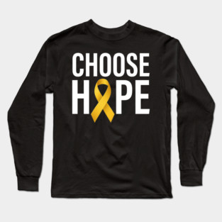Choose Hope Awareness Long Sleeve T-Shirt
