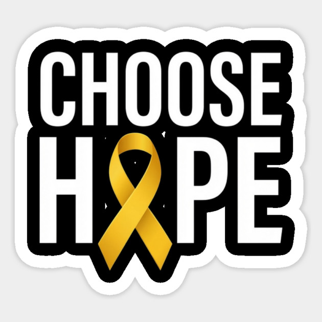 Choose Hope Awareness Sticker by ArtistTee ⭐⭐⭐⭐⭐