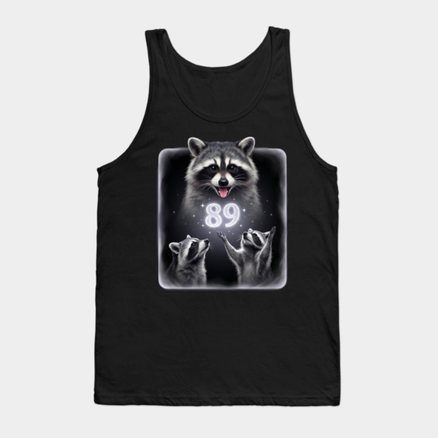 89 Birthday Raccoon Lover Gift Tank Top by ArtistTee ⭐⭐⭐⭐⭐