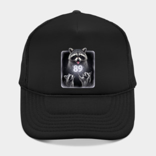 89 Birthday Raccoon Lover Gift Hat