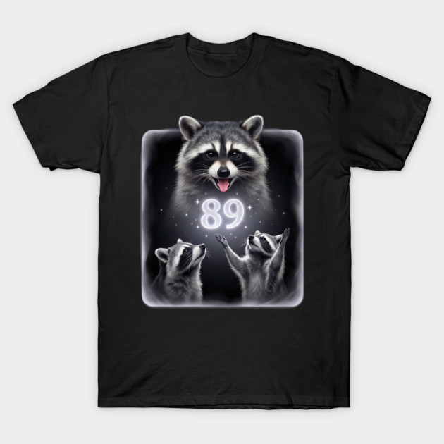89 Birthday Raccoon Lover Gift T-Shirt by ArtistTee ⭐⭐⭐⭐⭐
