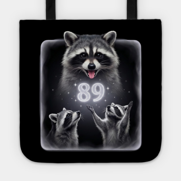 89 Birthday Raccoon Lover Gift Tote by ArtistTee ⭐⭐⭐⭐⭐