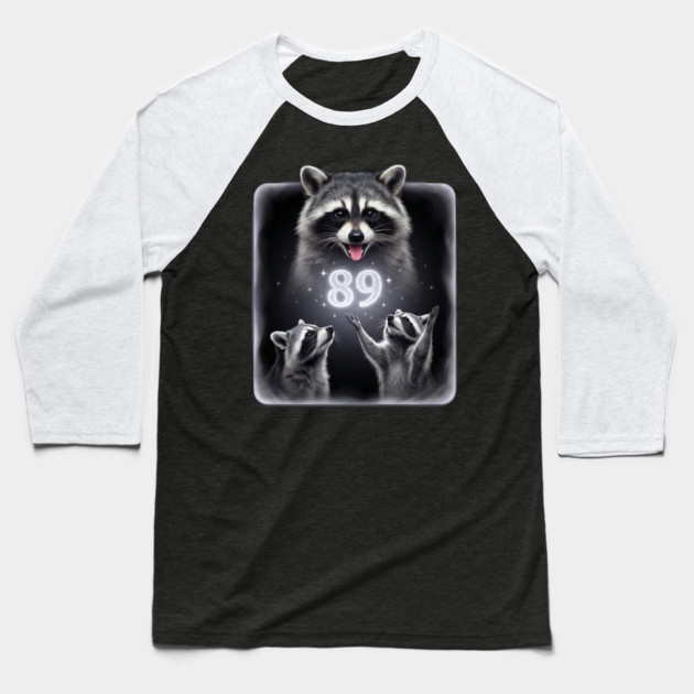 89 Birthday Raccoon Lover Gift Baseball T-Shirt by ArtistTee ⭐⭐⭐⭐⭐