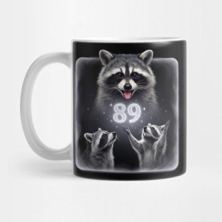 89 Birthday Raccoon Lover Gift Mug