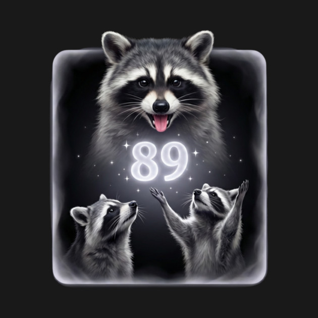 89 Birthday Raccoon Lover Gift by ArtistTee ⭐⭐⭐⭐⭐