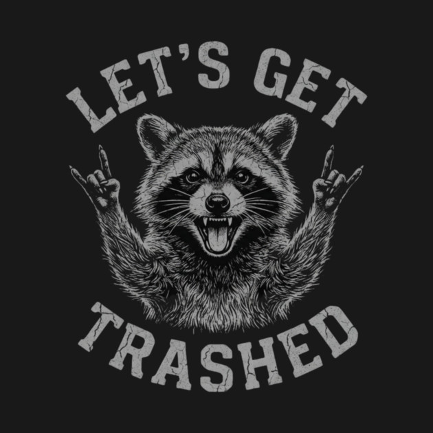 Let's Get Trashed Raccoon Lover Gift by ArtistTee ⭐⭐⭐⭐⭐