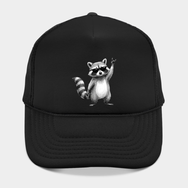 Rock On Raccoon, Animal Lovers Gift by ArtistTee ⭐⭐⭐⭐⭐