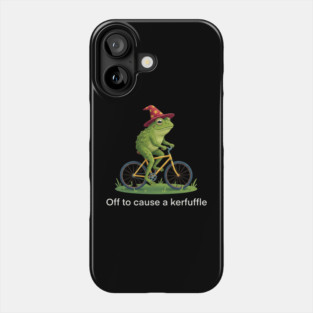 Off to cause a kerfuffle - Frog Lovers Gift Phone Case