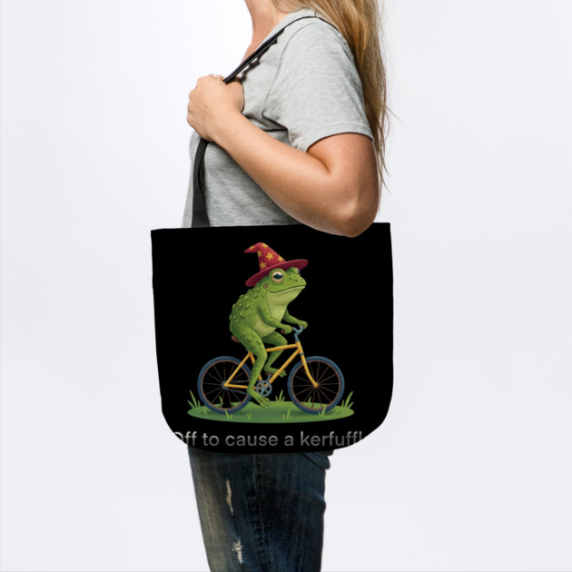 Off to cause a kerfuffle - Frog Lovers Gift by ArtistTee ⭐⭐⭐⭐⭐