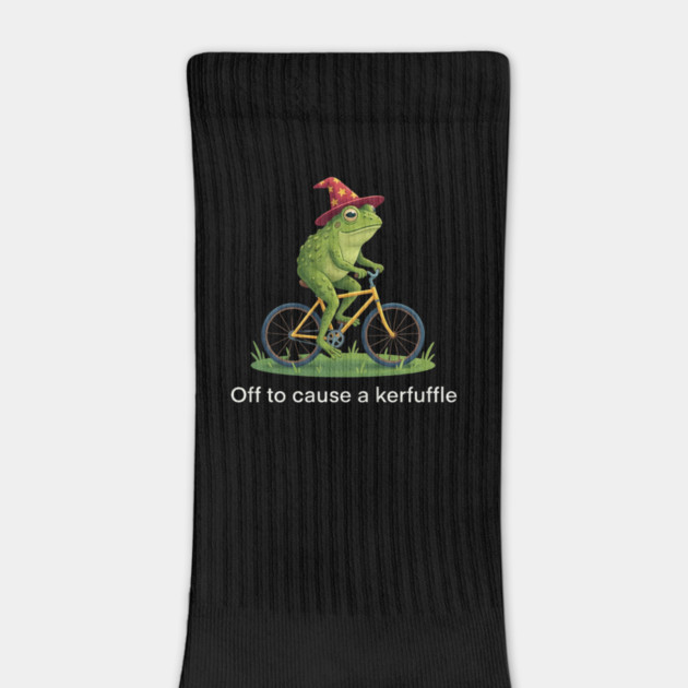 Off to cause a kerfuffle - Frog Rider Gift by ArtistTee ⭐⭐⭐⭐⭐