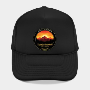 Eyjafjallajökull Iceland Sunset Hat