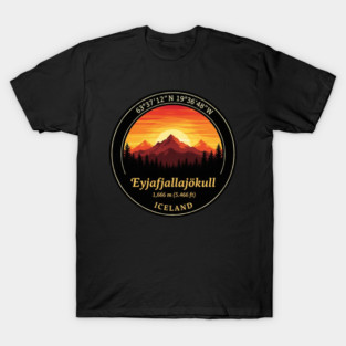 Eyjafjallajökull Iceland Sunset T-Shirt