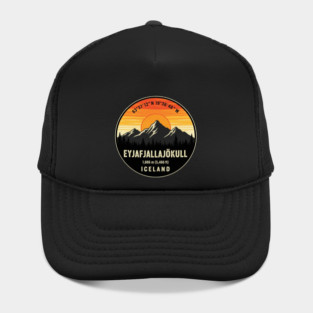 Eyjafjallajökull Iceland Mountain Retro Hat