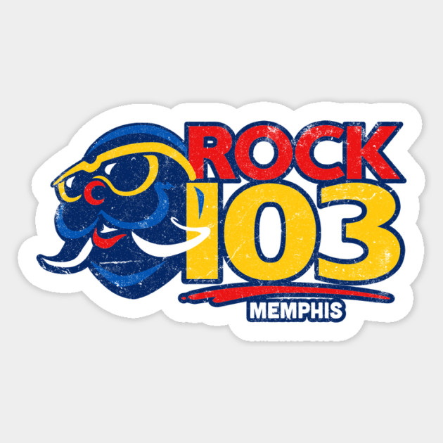 Rock 103 - Walrus Head Sticker by rt-shirts