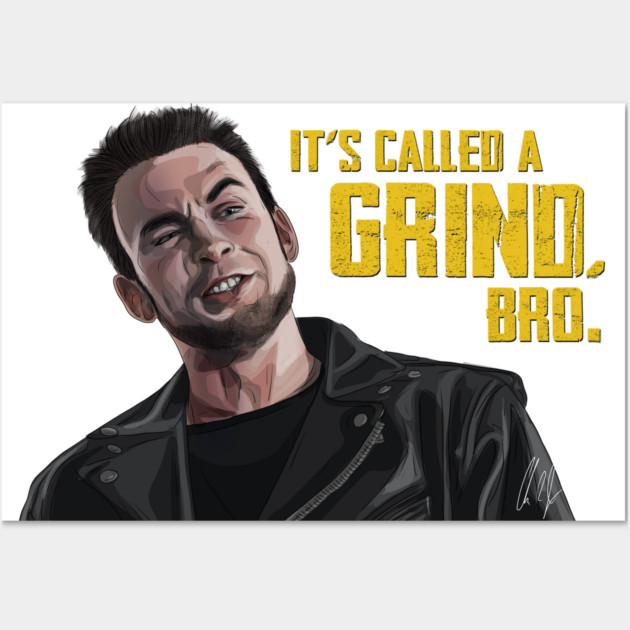 Scott Pilgrim VS The World: It's called a GRIND, Bro. Wall Art by 51Deesigns