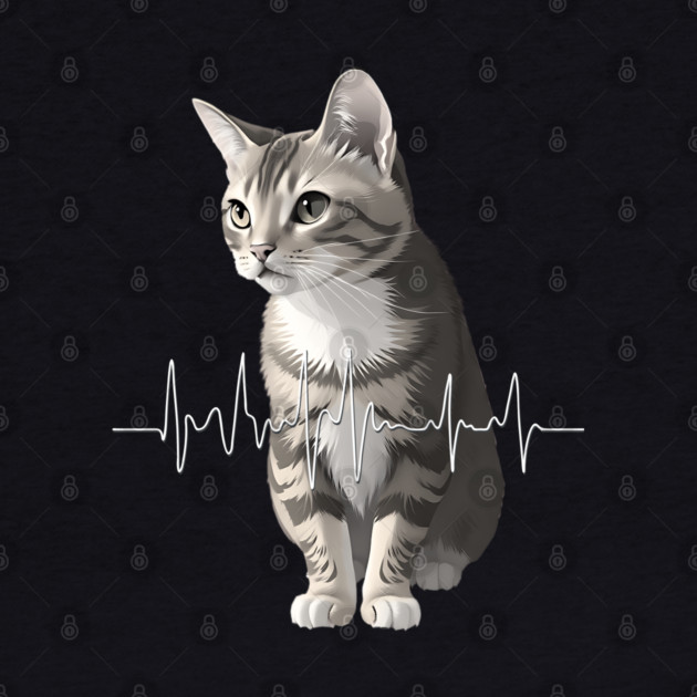 Heartbeat Cat by Pixel Threads 