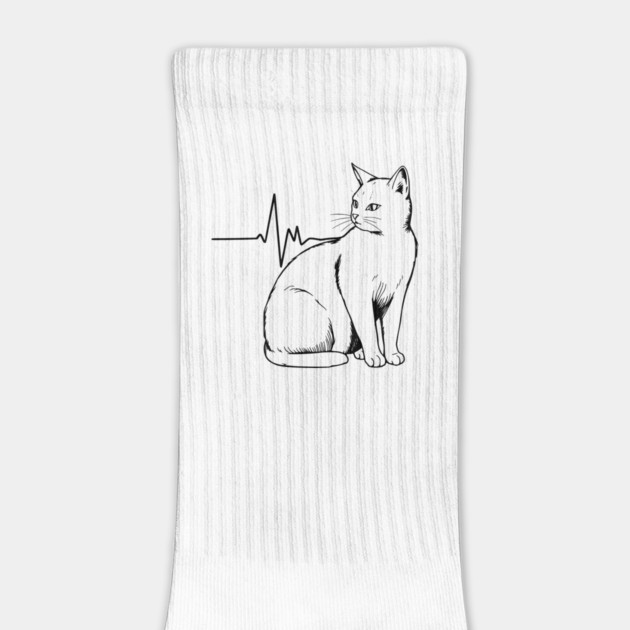 Heartbeat Cat by Pixel Threads 