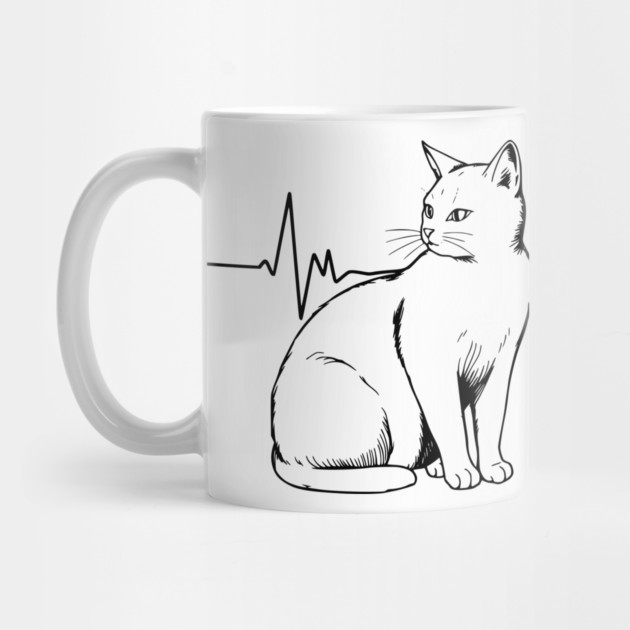 Heartbeat Cat by Pixel Threads 