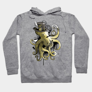 Steampunk octopus Hoodie