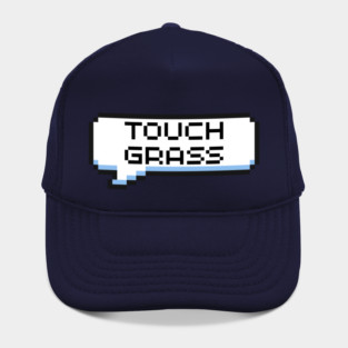 "Touch Grass" Text Bubble Hat