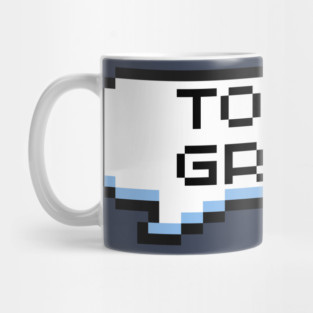 "Touch Grass" Text Bubble Mug