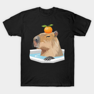 Yuzu Spa Treatment Geometric Capybara T-Shirt