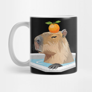 Yuzu Spa Treatment Geometric Capybara Mug