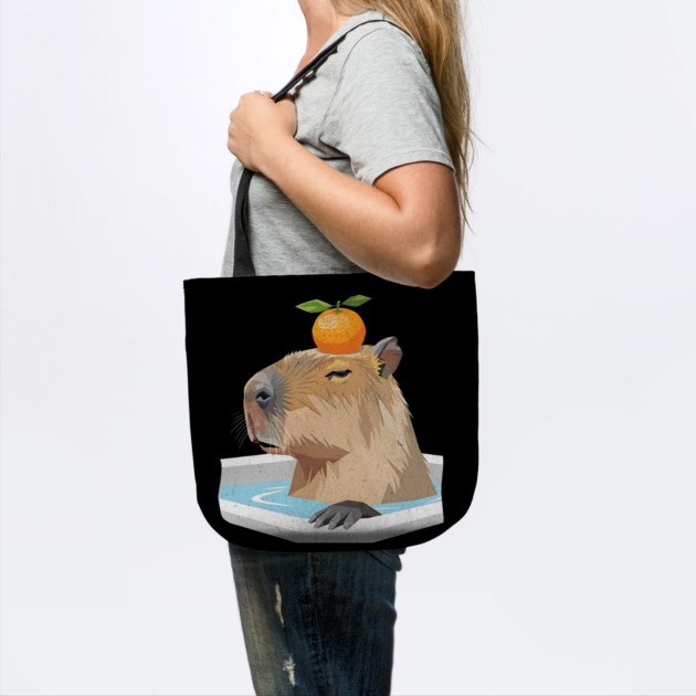 Yuzu Spa Treatment Geometric Capybara by Designed By Marty