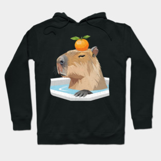 Yuzu Spa Treatment Geometric Capybara Hoodie