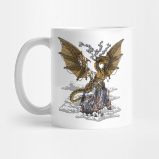 Steampunk Dragon Mug