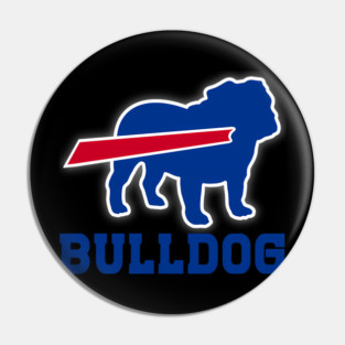 Buffalo Bills English Bulldog Pin