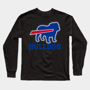 Buffalo Bills English Bulldog Long Sleeve T-Shirt