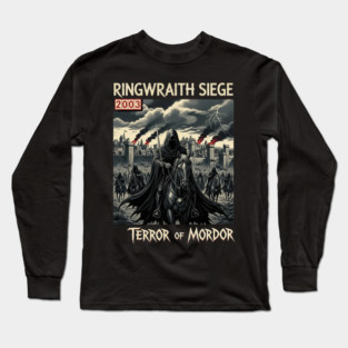 Ringwraith Siege Terror of Mordor Long Sleeve T-Shirt