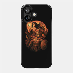 Goddess Trio – High Fantasy Illustration Phone Case