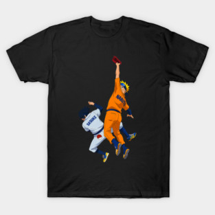 Anime Naruto Catch - Dodgers World Series - Game 7 Saving The Catch T-Shirt