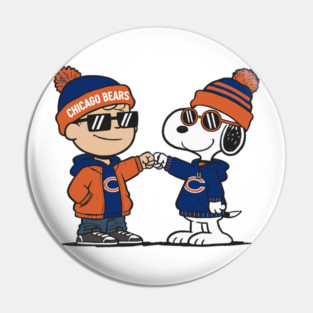 Snoopy Chicago Bears Pin