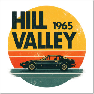 Hill-Valley-1985 Posters and Art