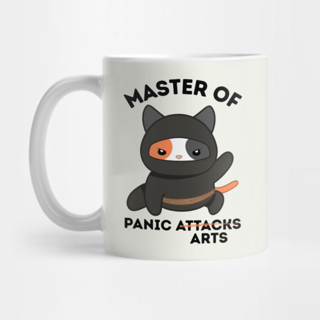 Master Of Panic Attacks Ninja Cat by The WYLD Tribe