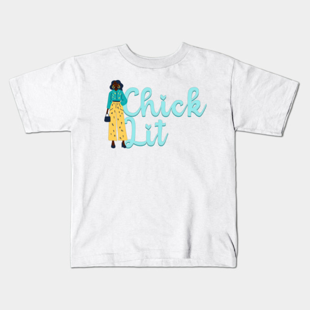 Chick Lit Genre Lovers Kids T-Shirt by H. R. Sinclair