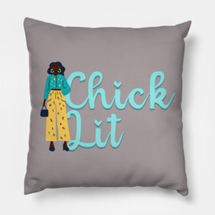 Chick Lit Genre Lovers Pillow