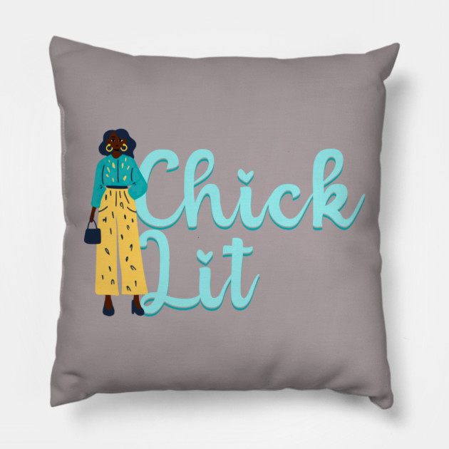Chick Lit Genre Lovers Pillow by H. R. Sinclair