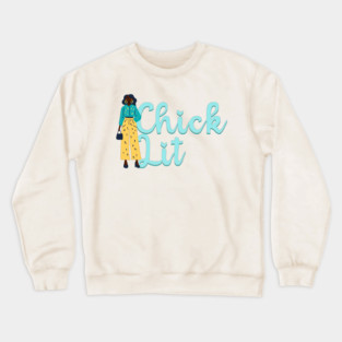 Chick Lit Genre Lovers Crewneck Sweatshirt