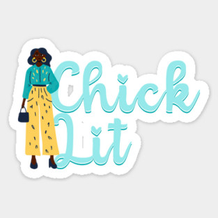 Chick Lit Genre Lovers Sticker