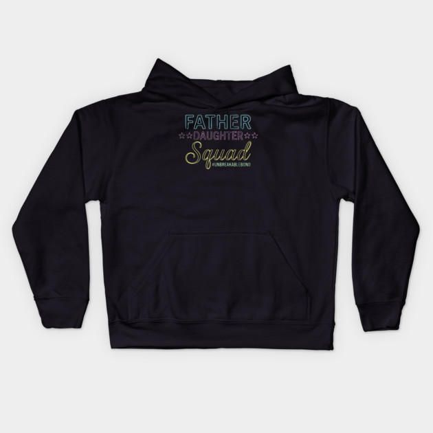 Father Daughter Squad Family Kids Hoodie by ArtistTee ⭐⭐⭐⭐⭐