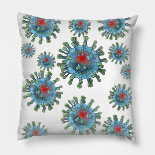 coronavirus corona virus Pillow