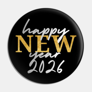 Happy New Years 2026 Pin