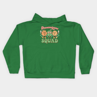 shenanigans squad Funny st patricks day 2025 Kids Hoodie