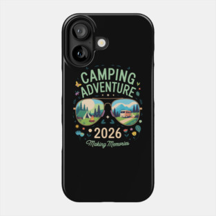 Camping Adventure Life Men Women Kids Family Squad Matching Phone Case