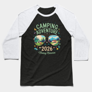 Camping Adventure Life Men Women Kids Family Squad Matching Baseball T-Shirt