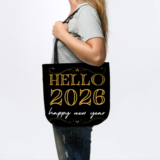Hello 2026 - Happy New Year by Creatifly Graphic Tees